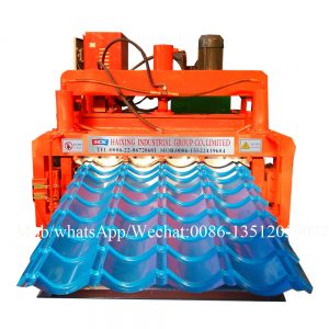 maquina para fabricar tejas de lamina