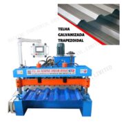 maquina de fazer telha de zinco trapezoidal