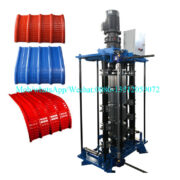 roofing sheet vertical curving machine