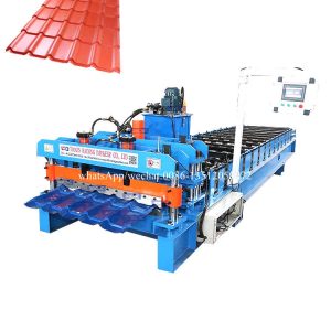 maquina para fabrica de azulejos teja zinc continua